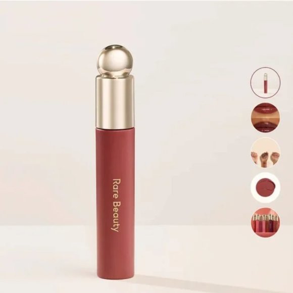 NWT Rare Beauty Soft Pinch Tinted Lip Oil in Delight (Rose Brown) - Picture 4 of 4